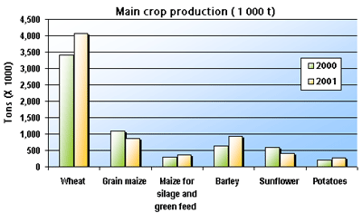 Bulgaria - Main Crop Production